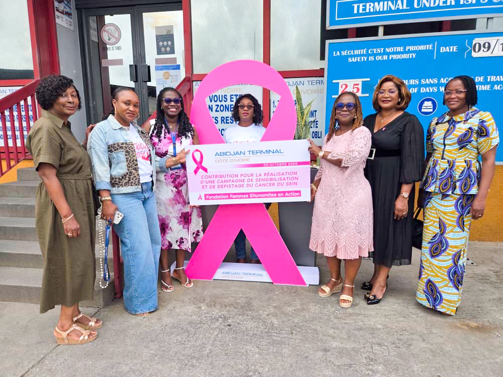 Abidjan Terminal réaffirme son engagement pour le dépistage précoce du cancer du sein en Côte d’Ivoire