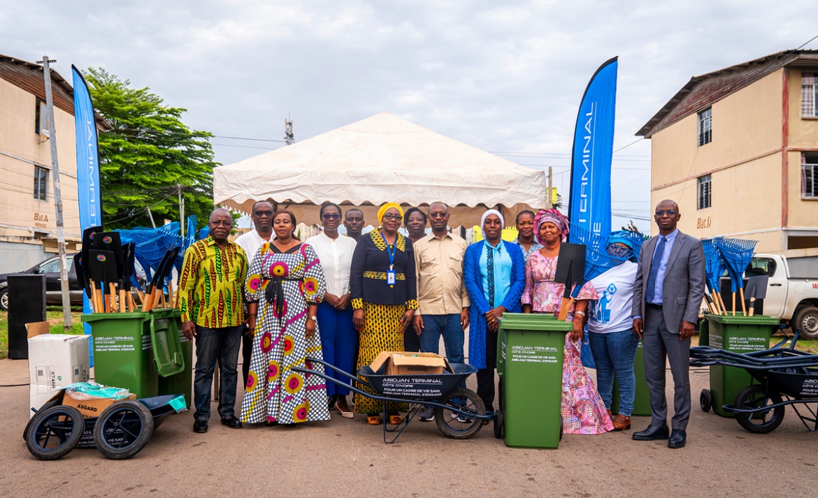 Abidjan Terminal renforce son engagement environnemental aux côtes de la commune de Port-Bouët
